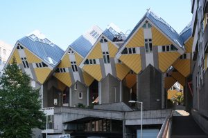 Cube Houses in Rotterdam, near station Blaak