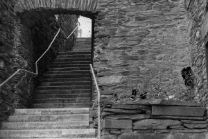 Down the stairs in Monschau Germany