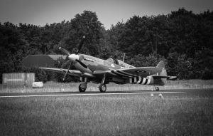 Supermarine Spitfire at landing