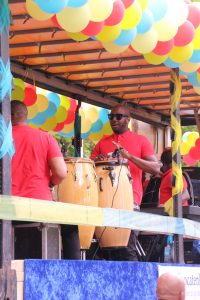 Live music from truck at Summer Carnival